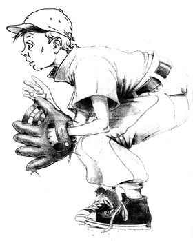Joe Farnham, Vintage Baseball Illustrator in Massachusetts